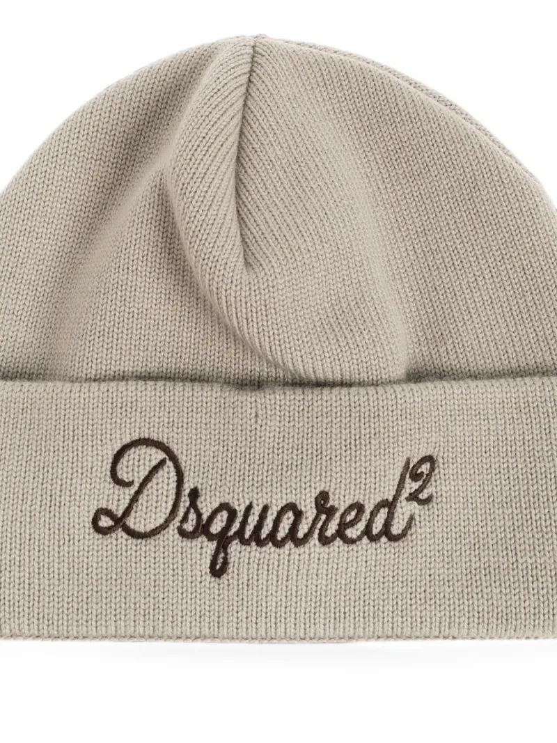Dsquared2 — Logo-embroidered beanie hat — Foto 3 di 3