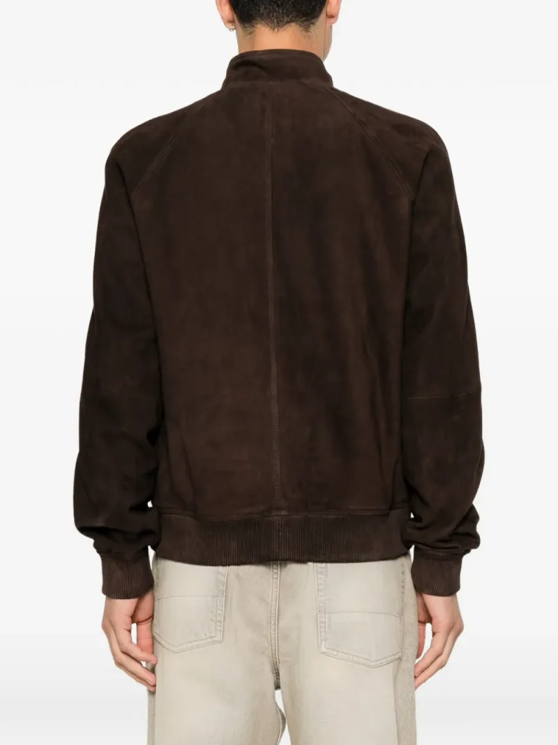 Dsquared2 — Button-collar suede jacket — Foto 4 di 5