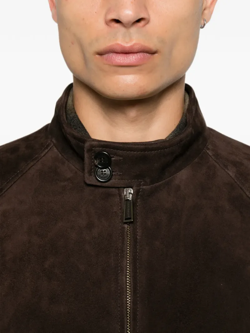 Dsquared2 — Button-collar suede jacket — Foto 5 di 5