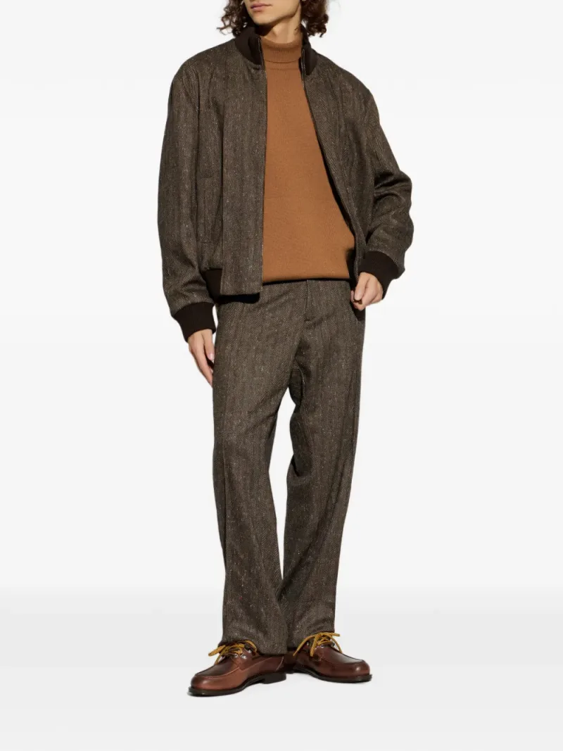 Dsquared2 — Herringbone-pattern trousers — Foto 2 di 5