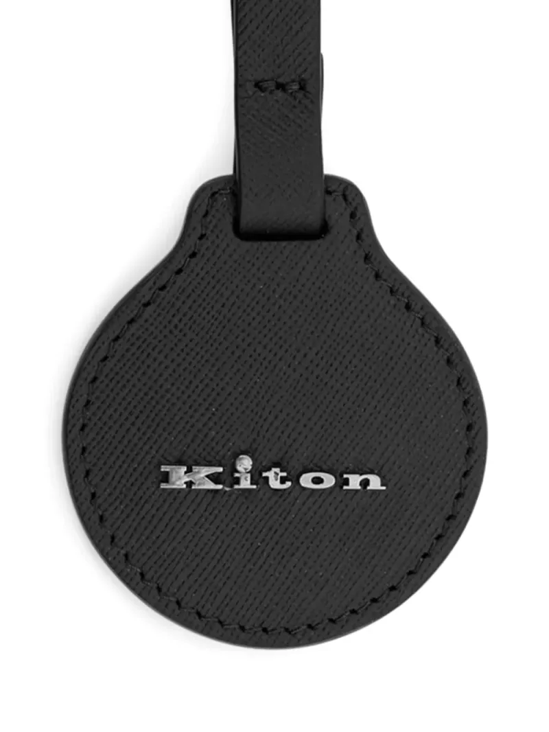 Kiton — Leather circular keyring — Foto 2 di 2