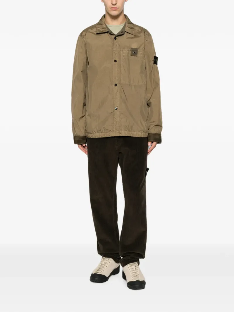 Stone Island — Compass-motif corduroy trousers — Photo 2 of 5