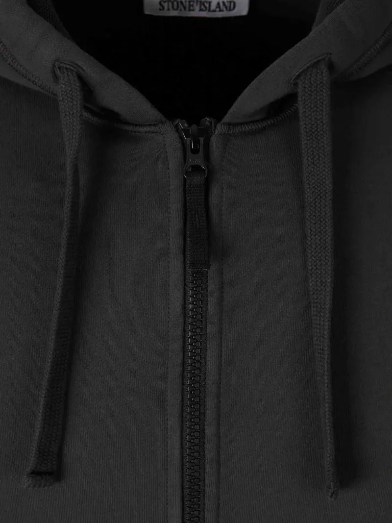 Stone Island — Logo-patch zip-up hoodie — Photo 3 of 4