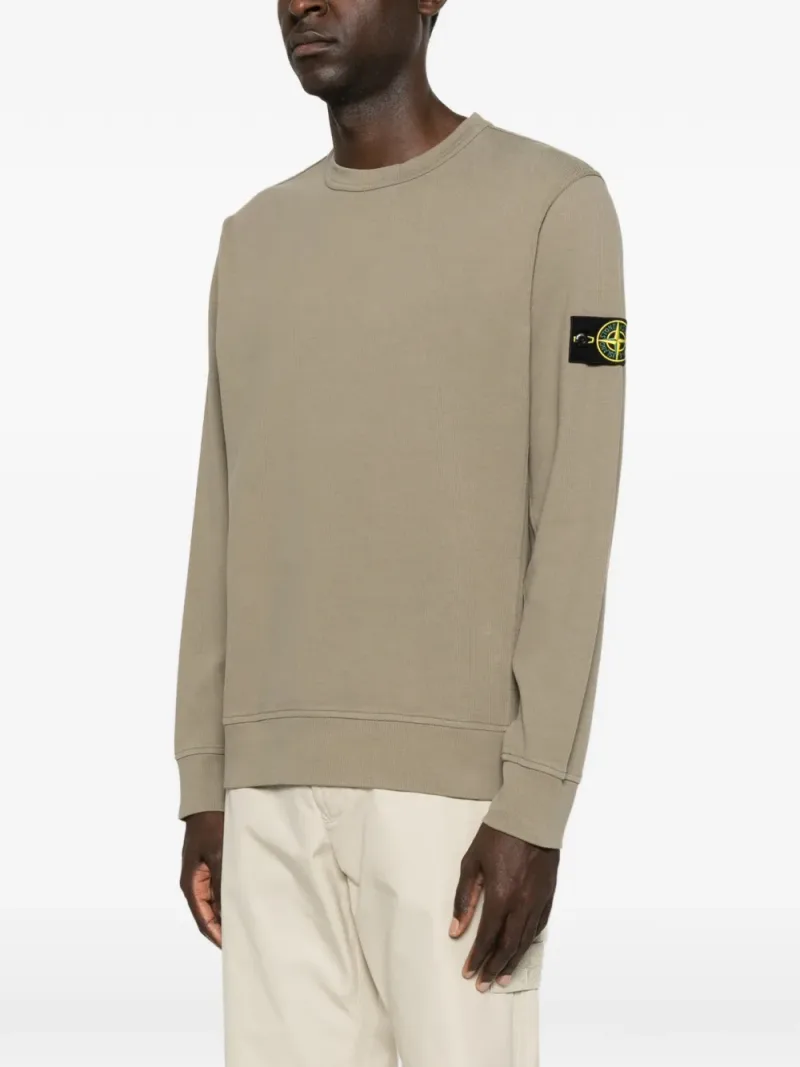 Stone Island — Logo-patch sweatshirt — Foto 3 di 5