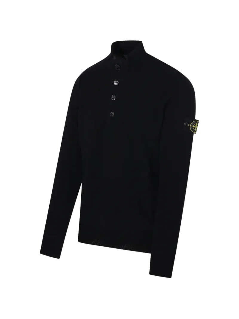 Stone Island — Wool sweater with logo — Foto 2 di 4