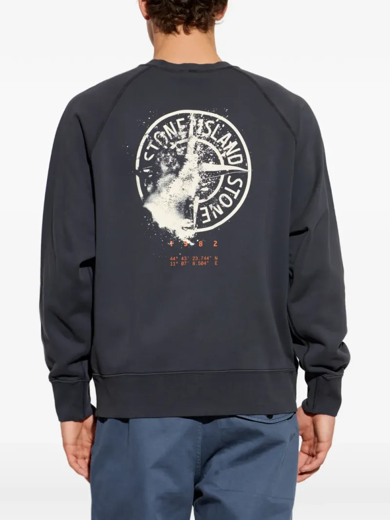 Stone Island — 6100008 graphic-print sweatshirt — Photo 4 of 5