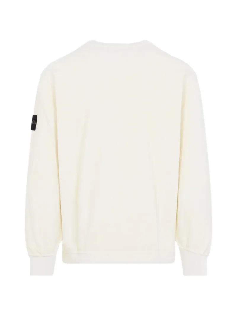 Stone Island — Logo-patch ribbed-knit sweatshirt — Foto 2 di 4