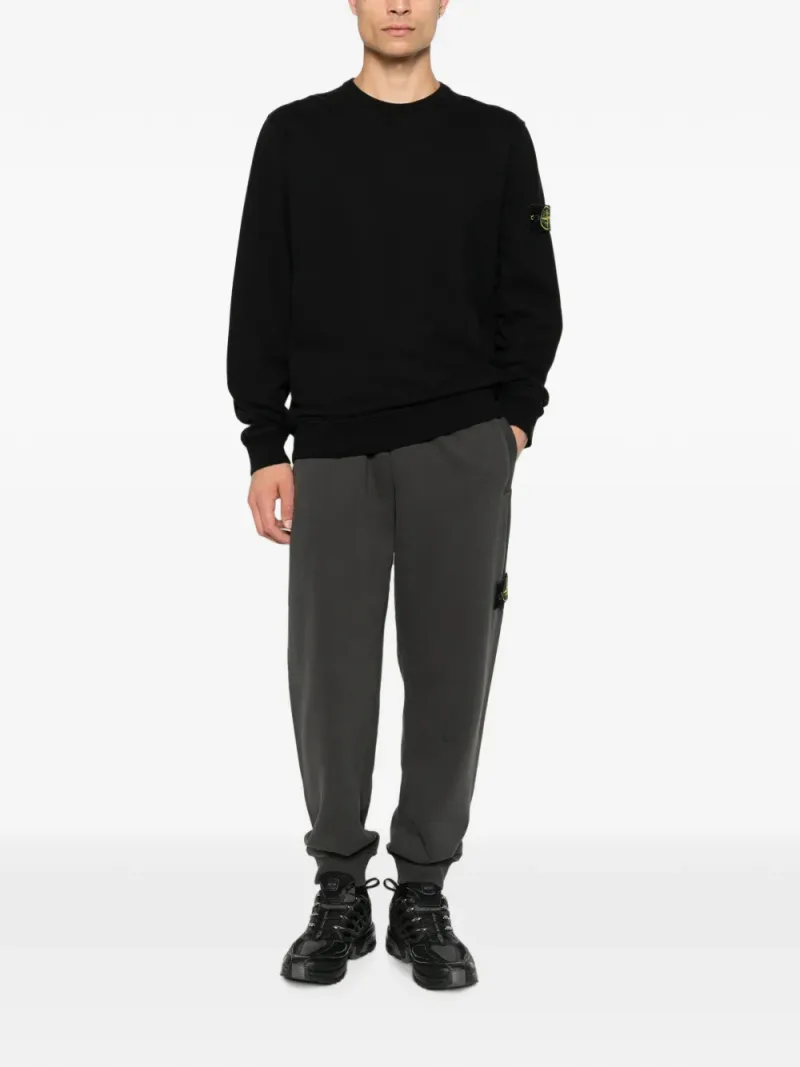 Stone Island — 6100049 brushed organic cotton fleece sweatshirt — Foto 2 di 5