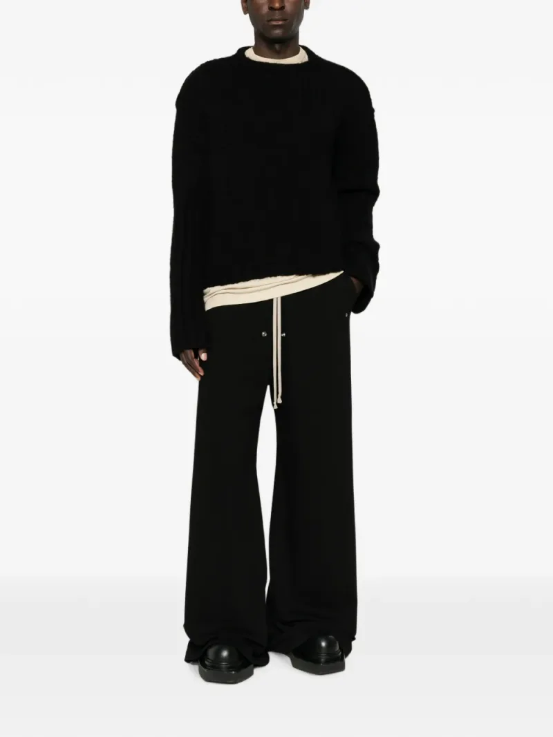 Rick Owens — Ribbed-knit long-sleeve sweater — Foto 2 di 5
