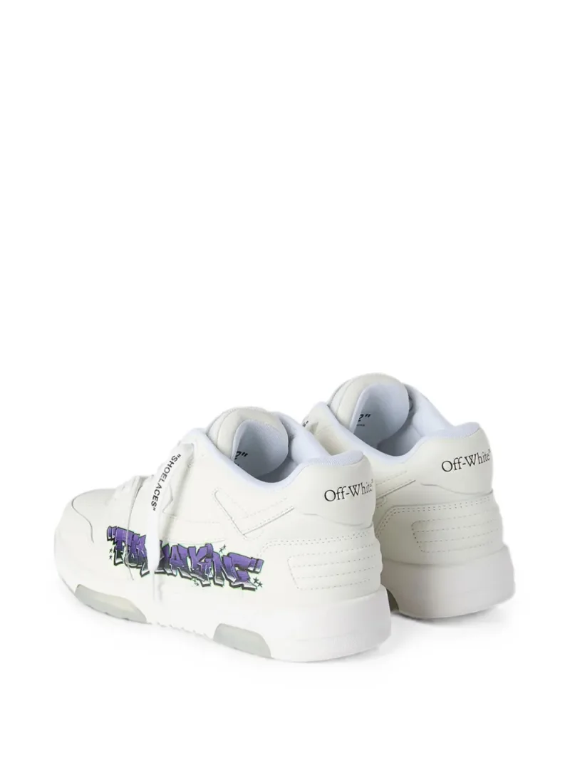 Off-White — Leather lace-up sneakers — Photo 2 of 3