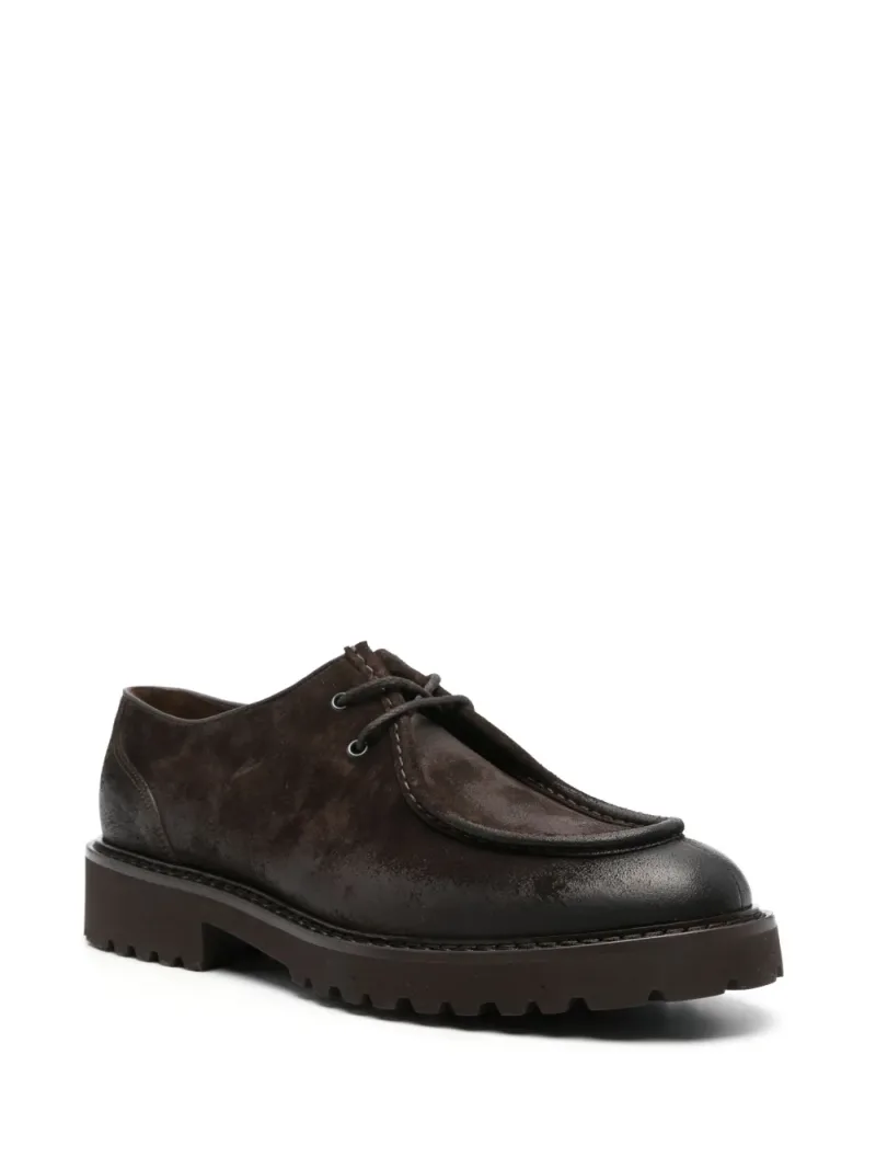 Doucal's — Distressed Derby shoes — Photo 2 of 4