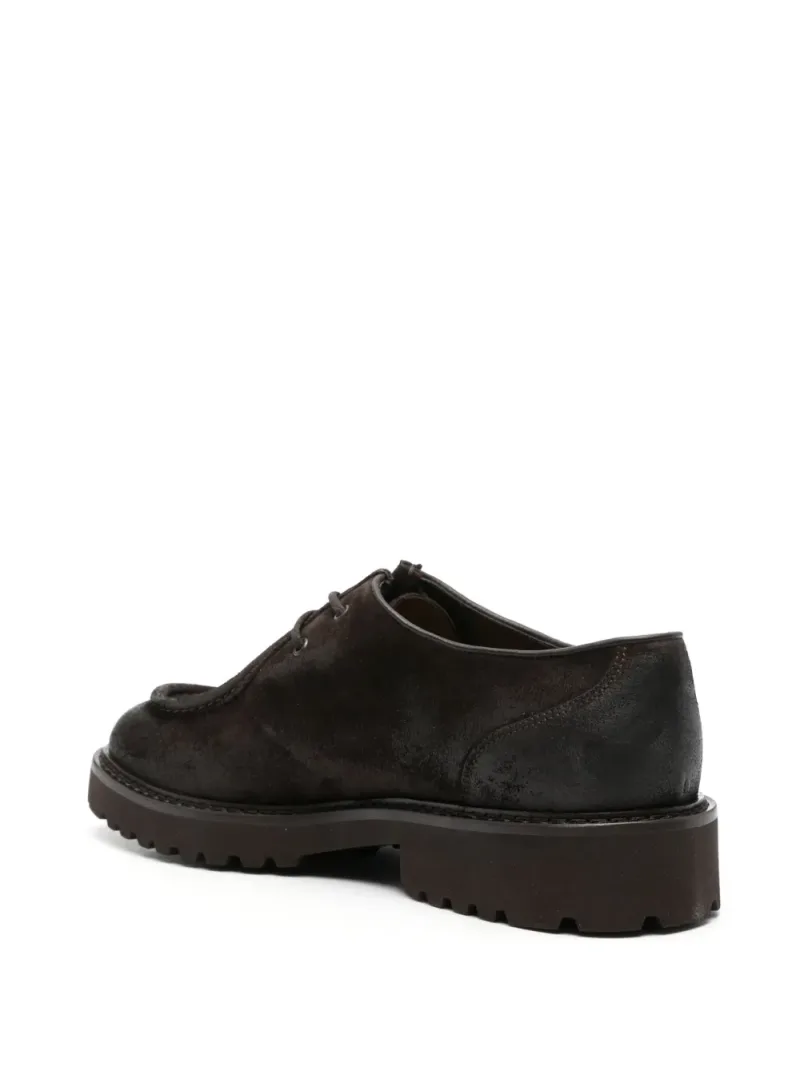 Doucal's — Distressed Derby shoes — Photo 3 of 4