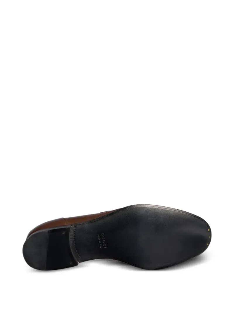 Gucci — Web-stripe Horsebit flat loafers — Foto 5 di 5