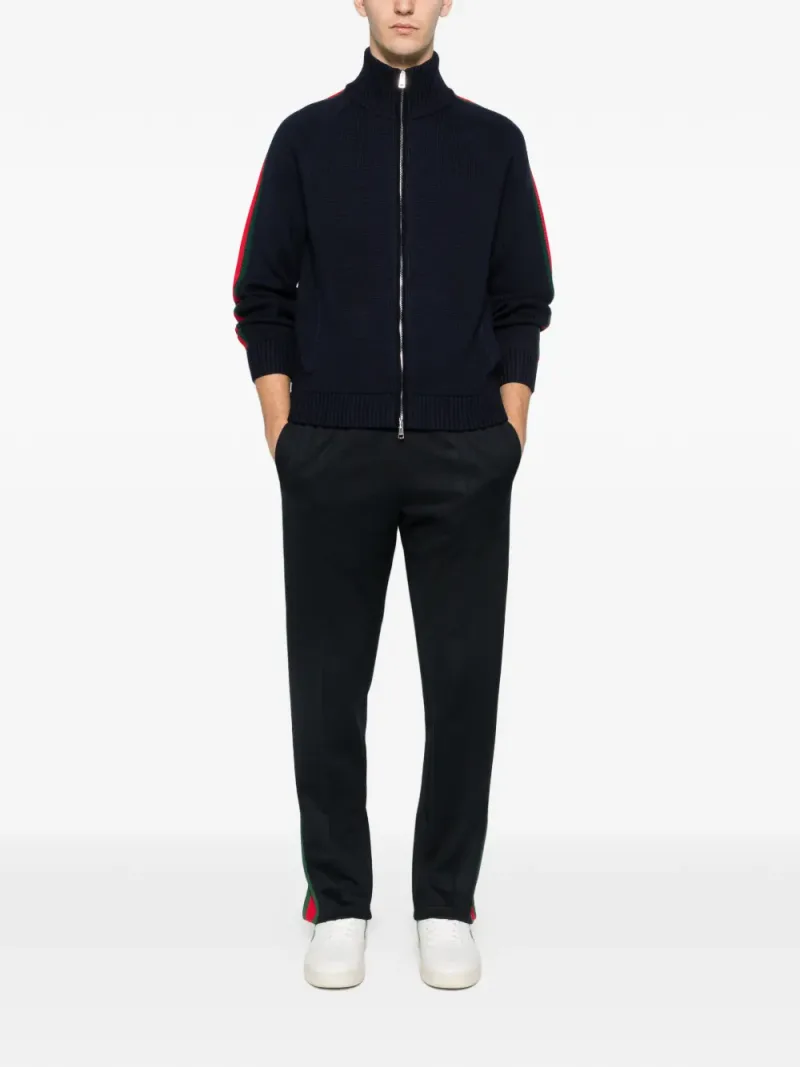 Gucci — Striped zip-up cardigan — Photo 2 of 5