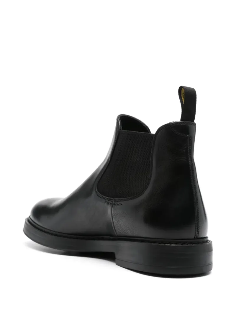 Doucal's — Round-toe leather boots — Foto 3 di 4
