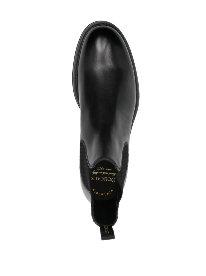 Doucal's — Round-toe leather boots — Foto 4 di 4