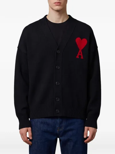 Ami Paris — Ami de Coeur cardigan