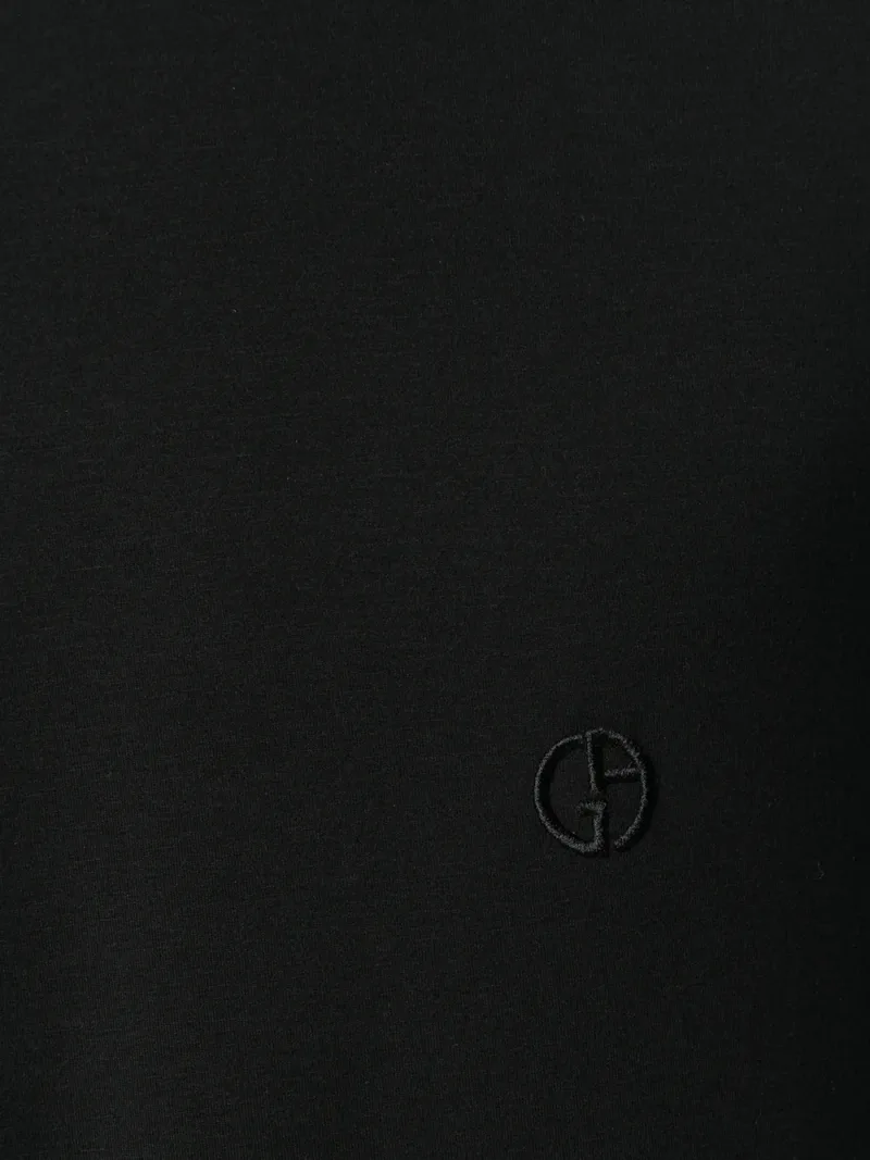 Giorgio Armani — Logo-embroidered short-sleeve T-shirt — Photo 5 of 5