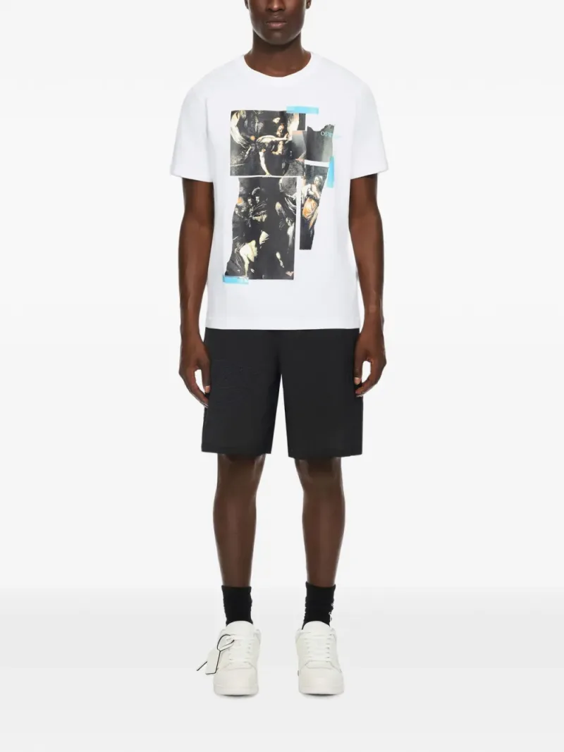 Off-White — Tape Mercy 合身T恤 — 图片 2/4