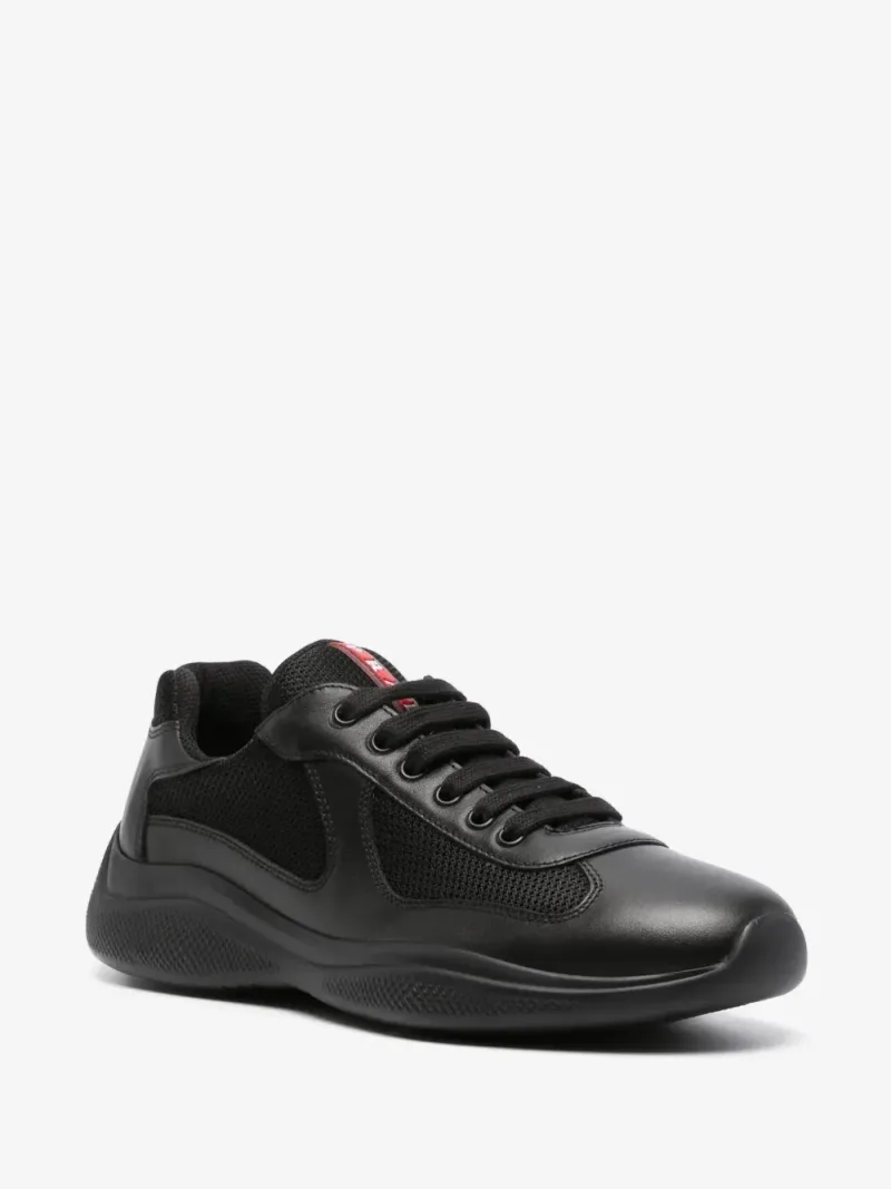 Prada — America's Cup leather-panelled sneakers — Photo 3 of 5