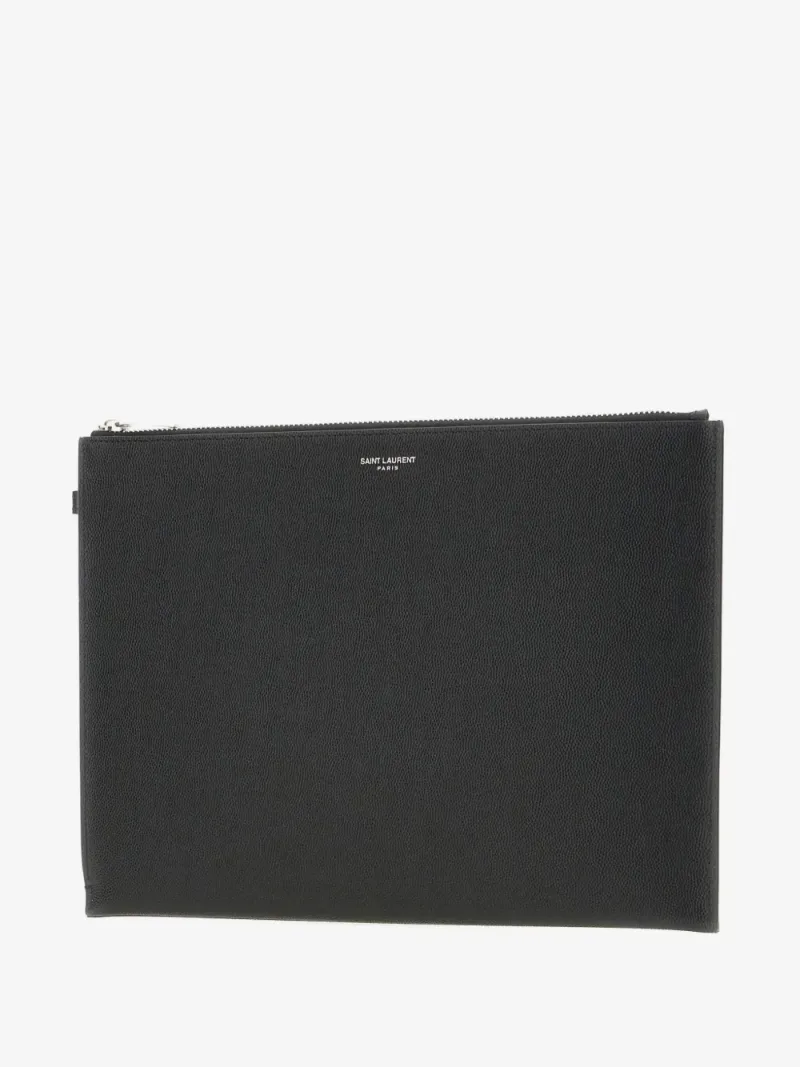 Saint Laurent — Custodia per tablet Paris con zip — Foto 3 di 5