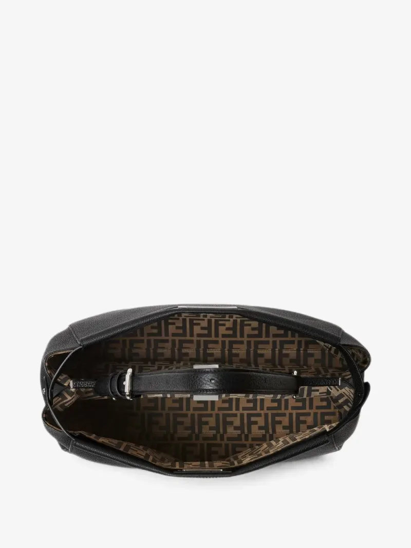 Fendi — Peekaboo 粒面皮质手提包 — 图片 3/4