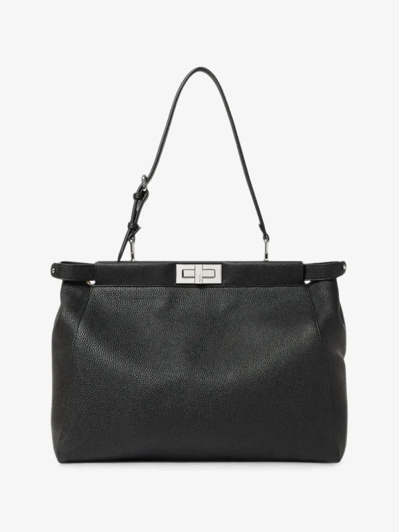 Fendi — Bolso shopper Peekaboo de piel granulada