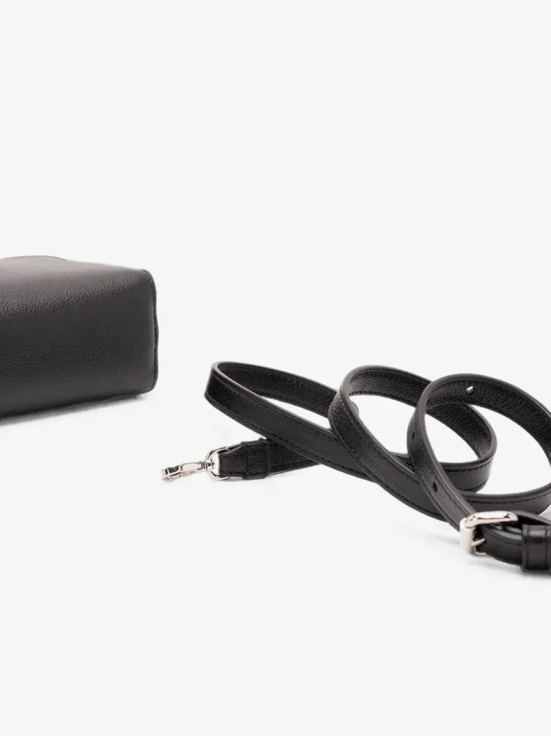 Fendi — Borsa tote in pelle nera — Foto 5 di 5