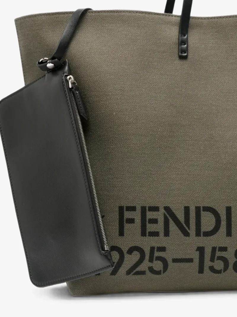 Fendi — Laarge Roll logo-print tote bag — Photo 4 of 5