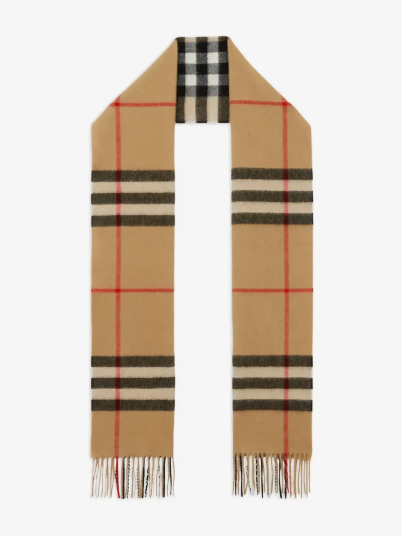 Burberry — チェック カシミアスカーフ — 写真 3/5