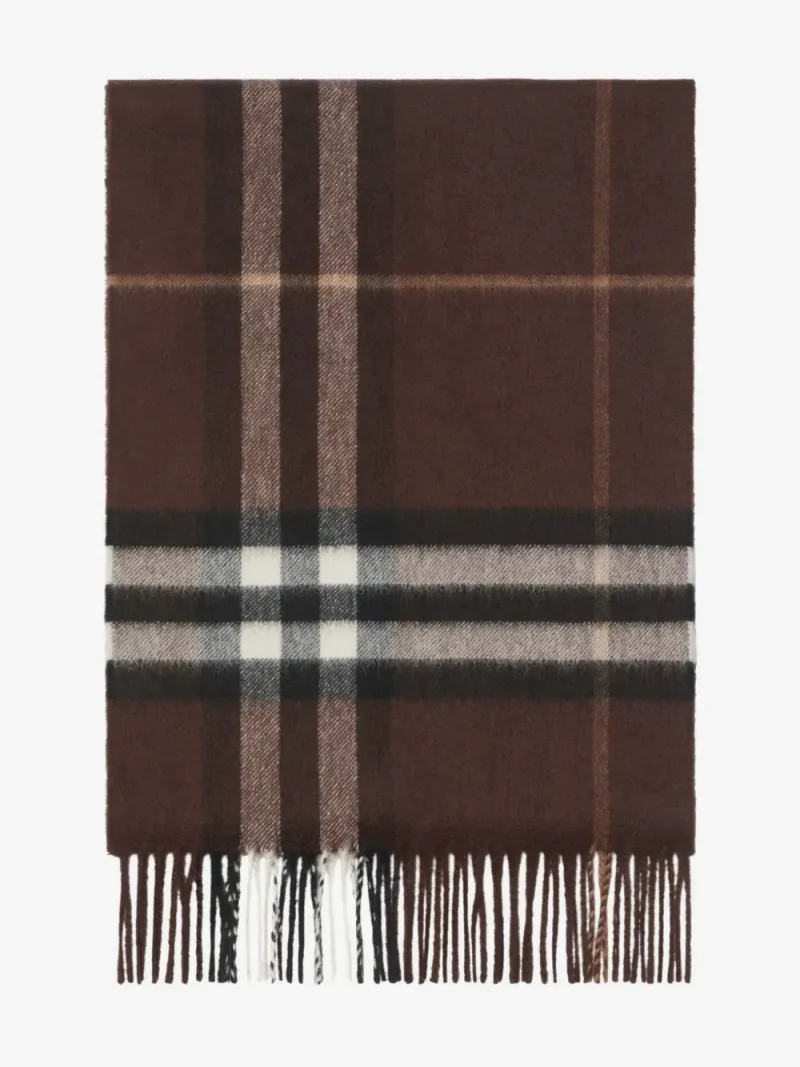 Burberry — Schal aus Kaschmir mit Check — Foto 2 von 2
