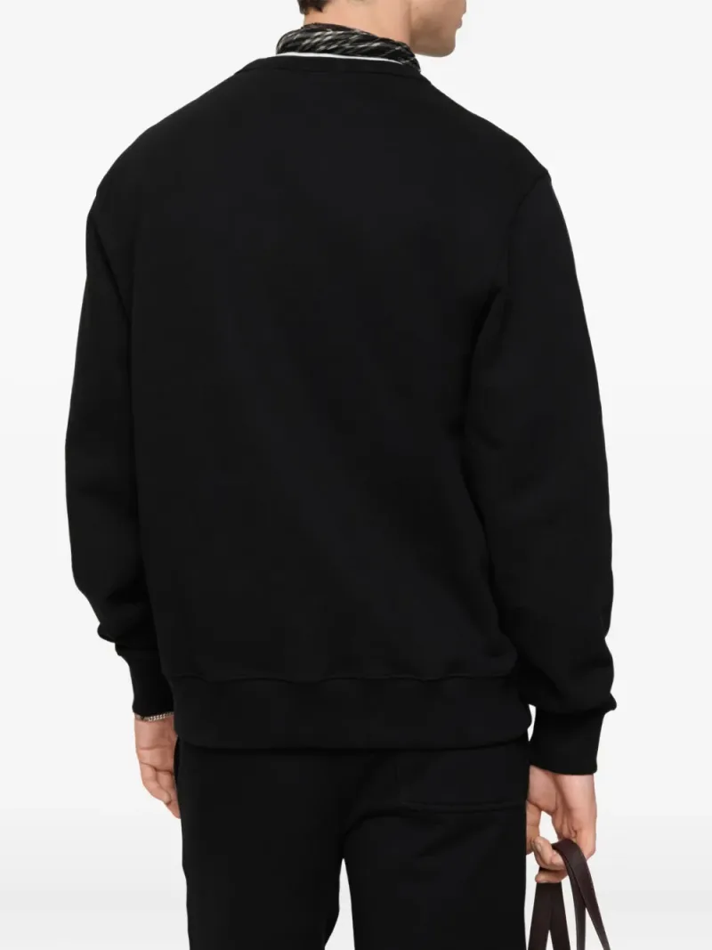 Burberry — Logo cotton sweatshirt — Foto 3 di 4