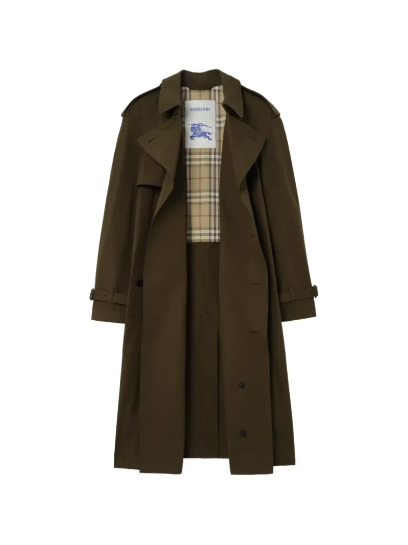 Burberry — Long lightweight cotton trench coat — Photo 2 of 2