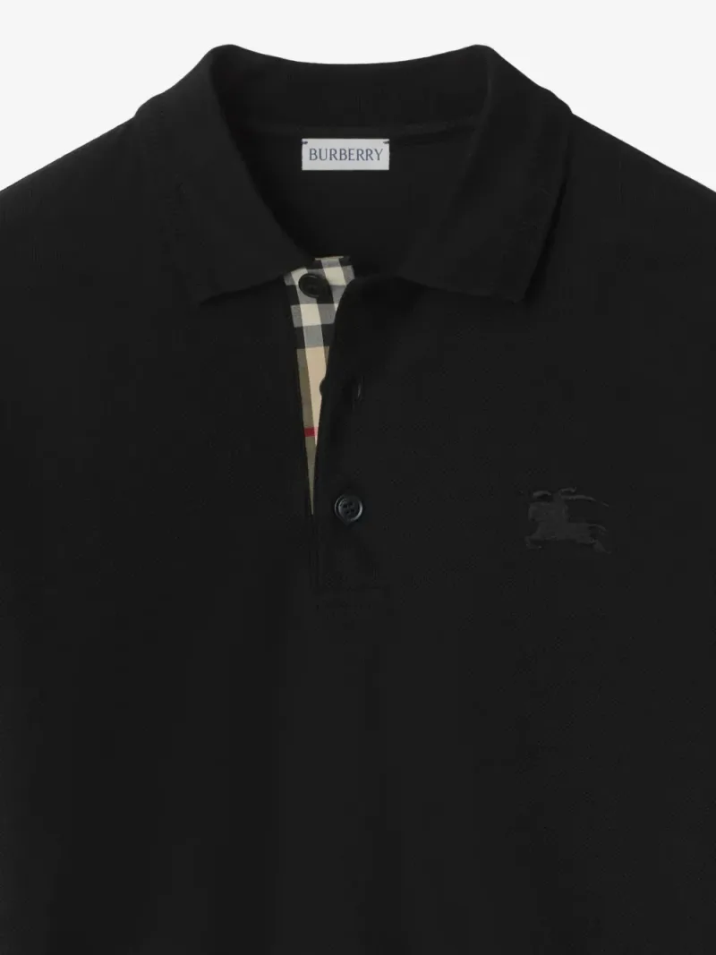 Burberry — Poloshirt aus Baumwolle — Foto 4 von 4
