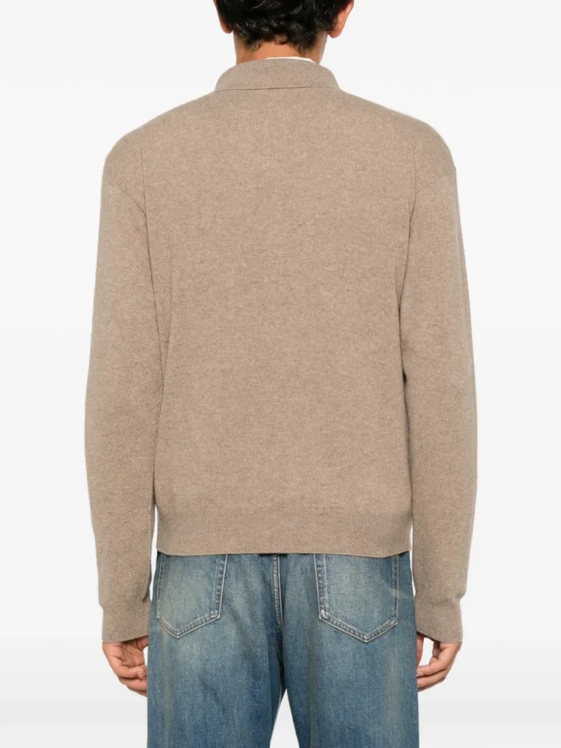 Saint Laurent — Poloshirt mit Knopfverschluss — Foto 4 von 5