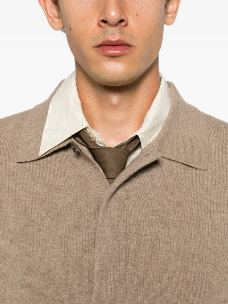 Saint Laurent — Poloshirt mit Knopfverschluss — Foto 5 von 5