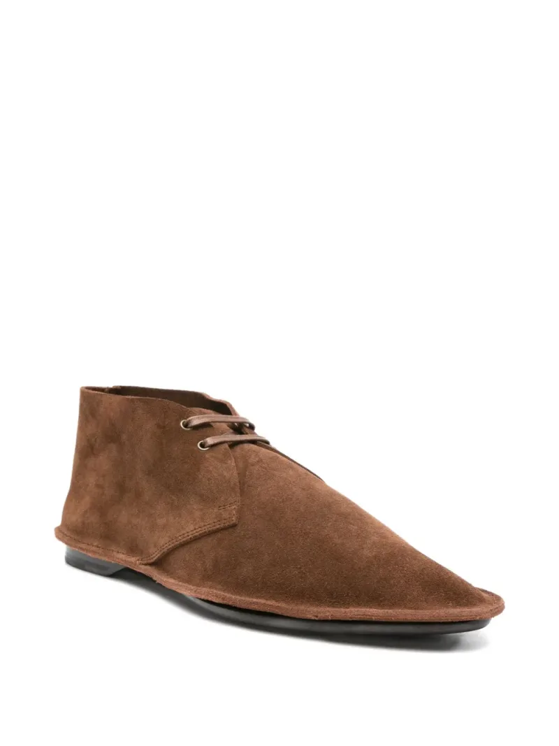 Saint Laurent — Valentin suede boots — Foto 2 di 4