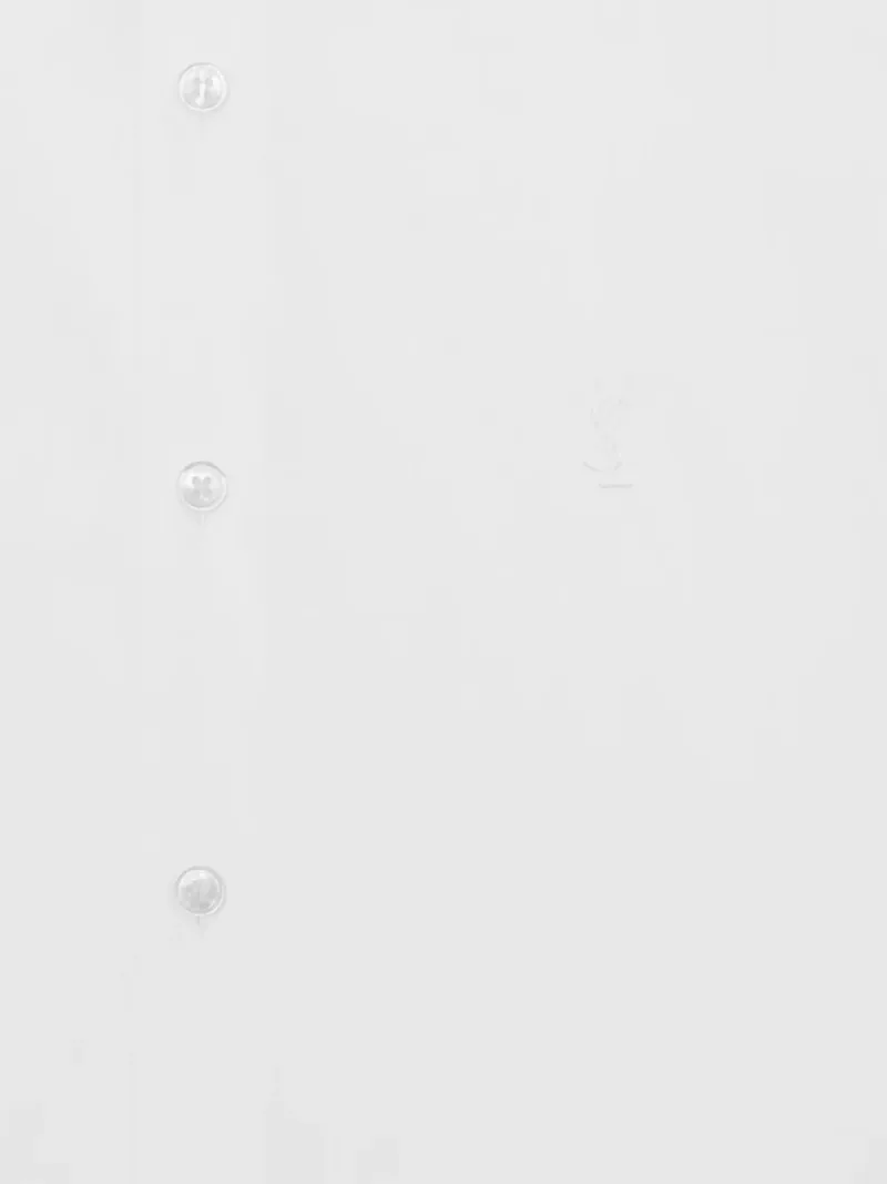 Saint Laurent — Camicia Cassandre a righe — Foto 2 di 2