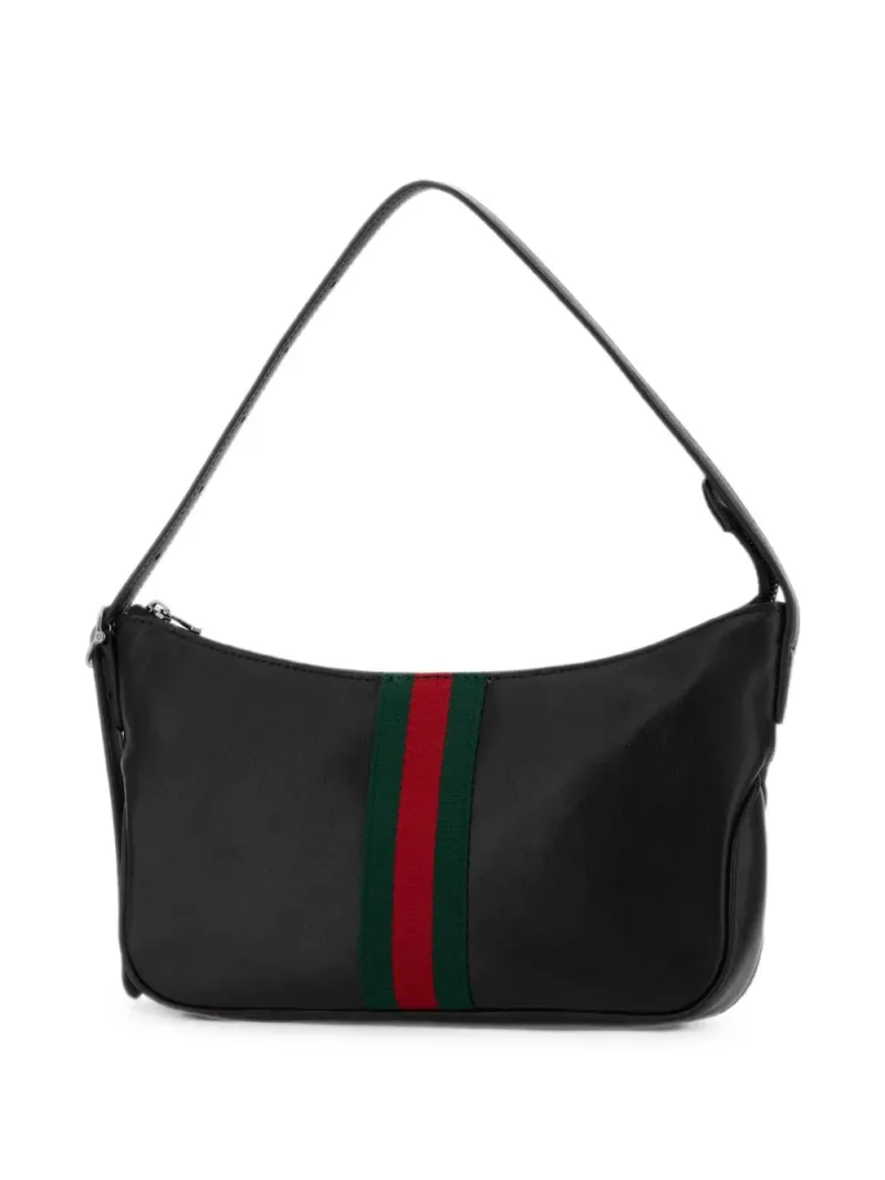 Gucci — Web-stripe calf leather messenger bag — Foto 3 di 4