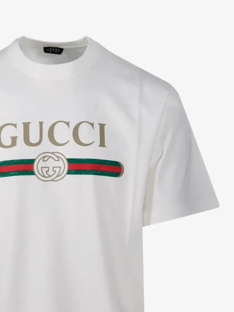 Gucci — Silk blend jersey T-shirt with print — Photo 4 of 4