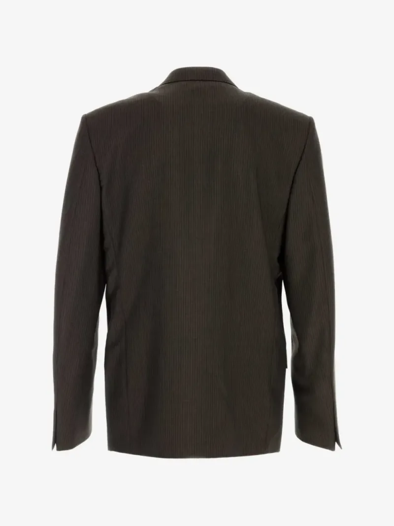 Gucci — Pinstripe double-breasted blazer — Photo 2 of 2
