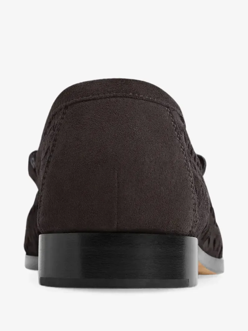 Bottega Veneta — Mocassini in Pelle d'agnello scamosciata — Foto 3 di 4