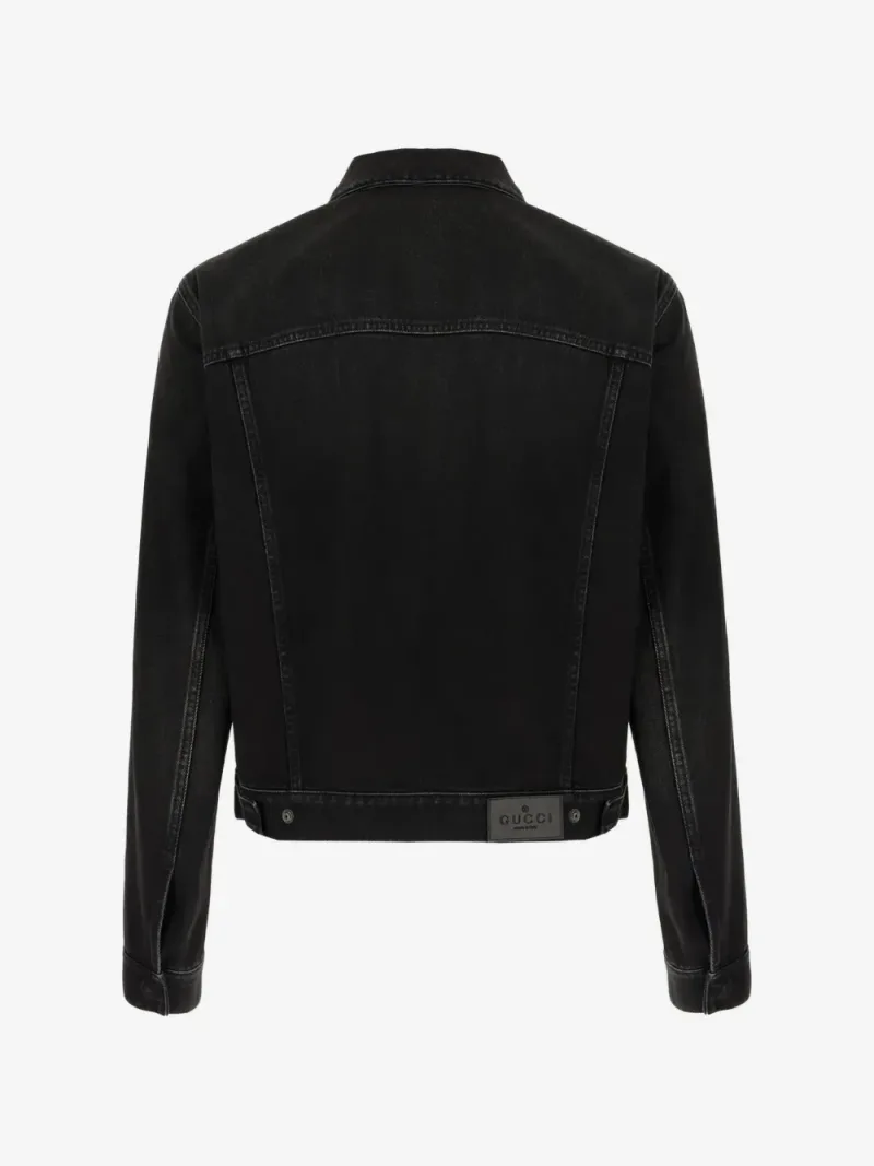 Gucci — Washed denim jacket — Foto 2 di 3