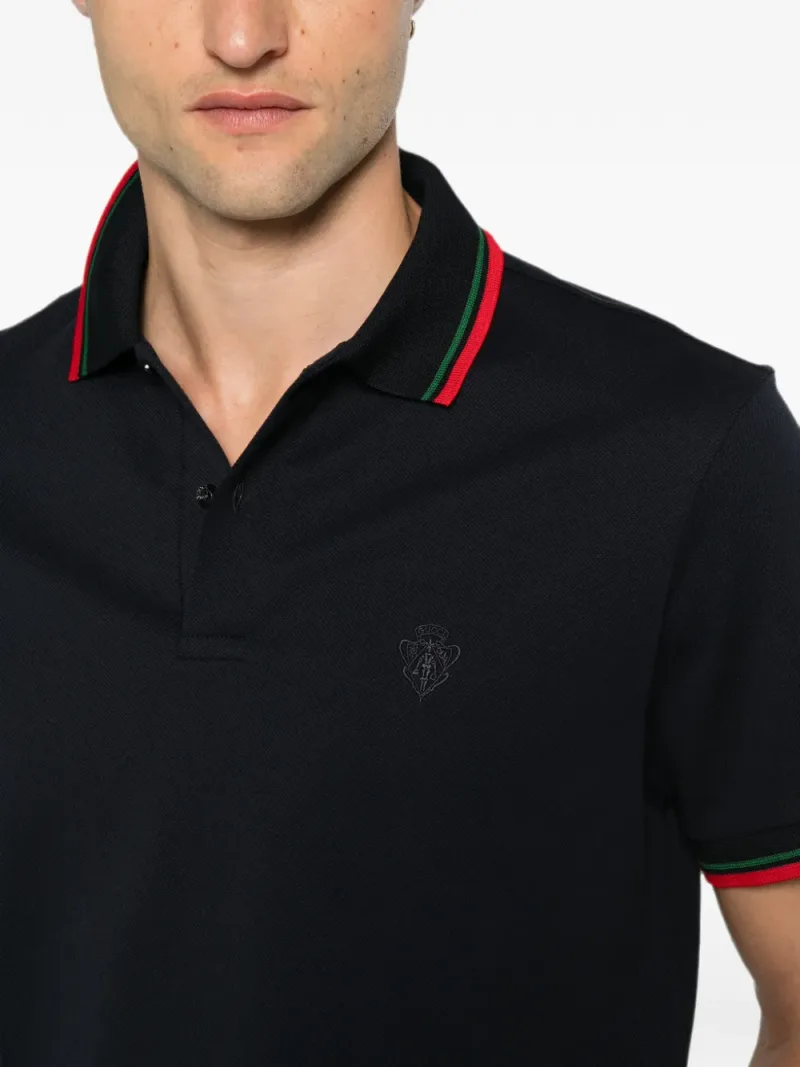 Gucci — Web-stripe polo shirt — Photo 5 of 5