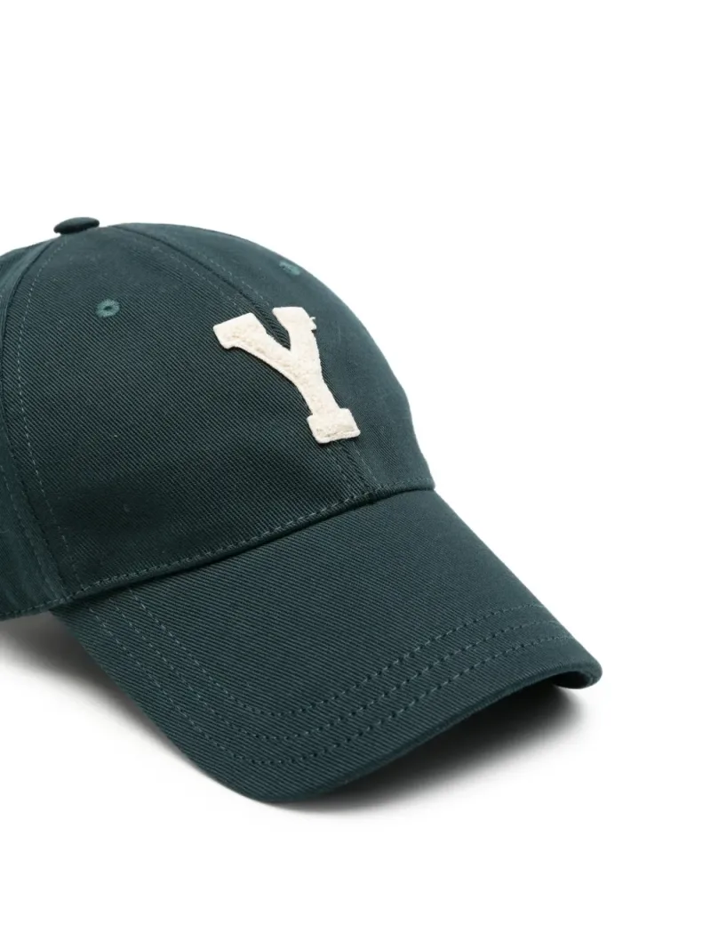 Saint Laurent — Y varsity cap in gabardine — Foto 3 di 3