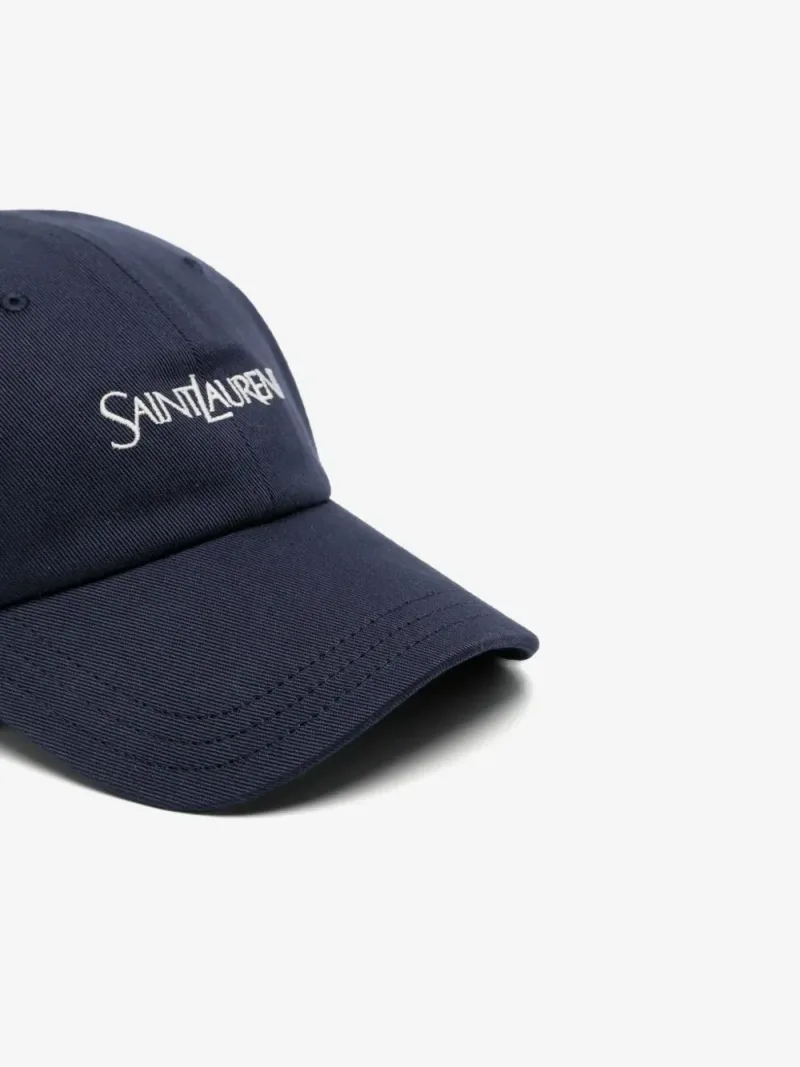 Saint Laurent — Cappello con logo — Foto 3 di 3