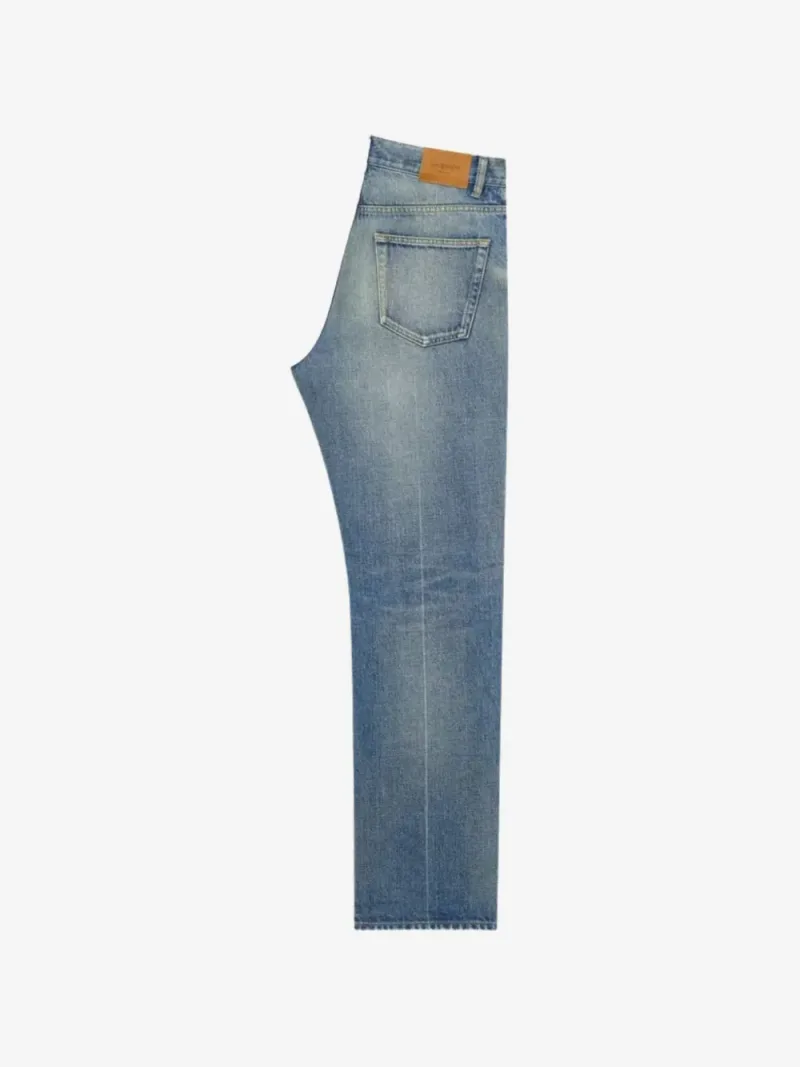 Saint Laurent — Jean cigarette à taille mi-haute — Photo 2 sur 2