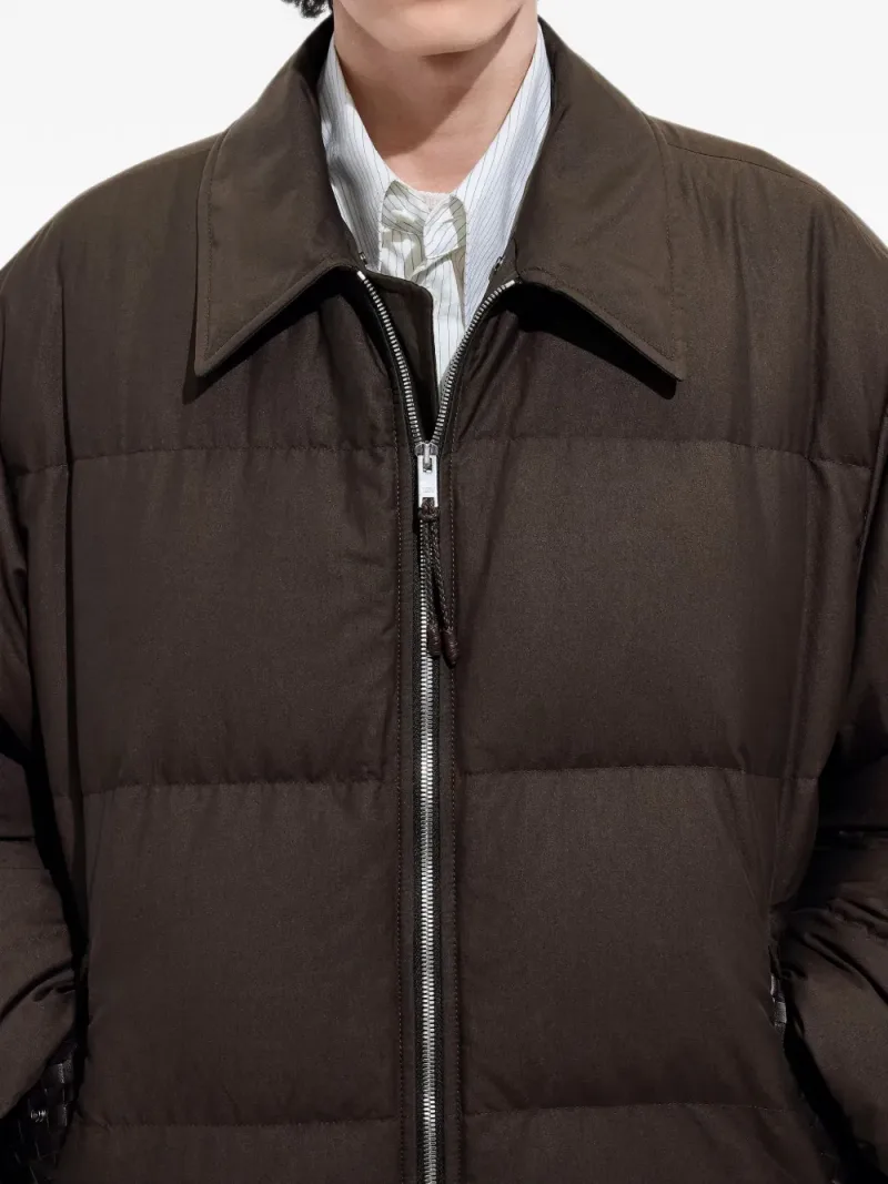 Bottega Veneta — Intrecciato collar puffer jacket — Photo 5 of 5