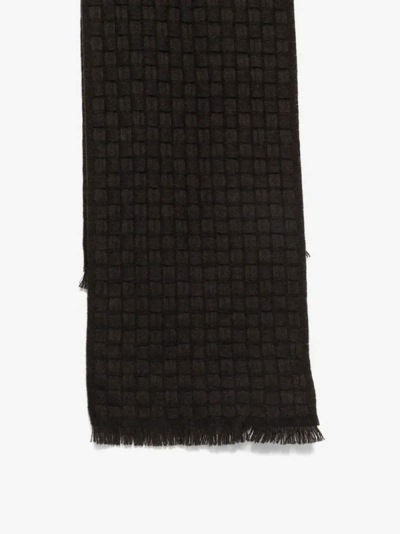 Bottega Veneta — Intrecciato fringed scarf — Photo 2 of 3