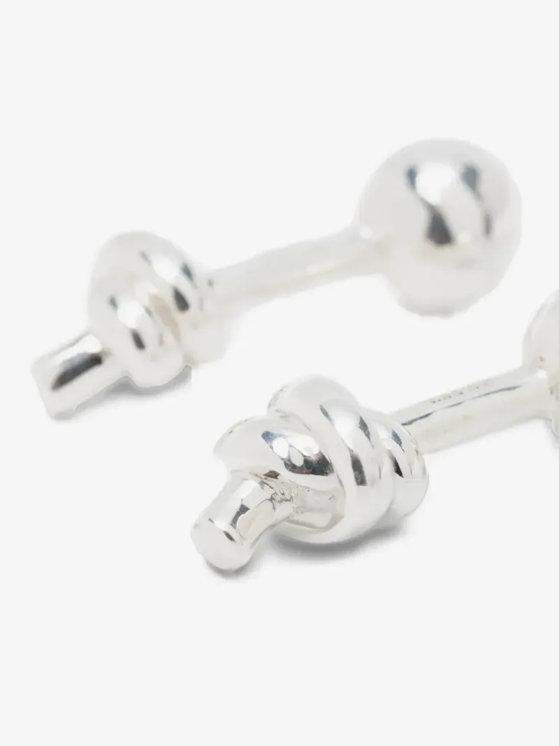 Bottega Veneta — Knot cufflinks — 写真 3/3